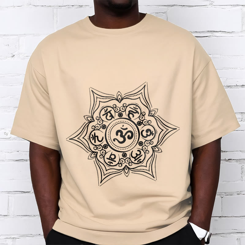Foviel Mandala Om Mani Padme Hum Tee T-shirt