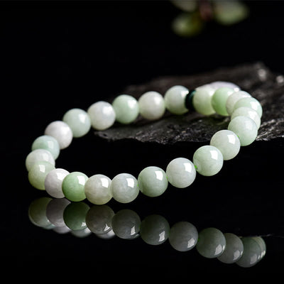 Foviel Natural Jade Money Bag Charm Luck Bracelet