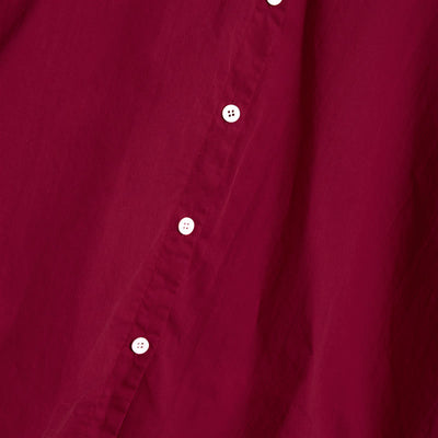 Buddha Stones Summer Casual Plain Breasted Notched Collar Short Sleeve Women's Cotton Linen Shirt - image 70