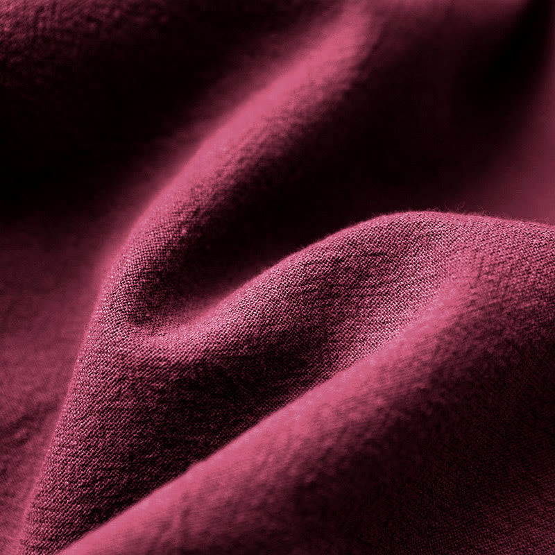 T-shirt décontracté à manches courtes pour femme Foviel, col rond, boutons et jacquard couleur unie, été