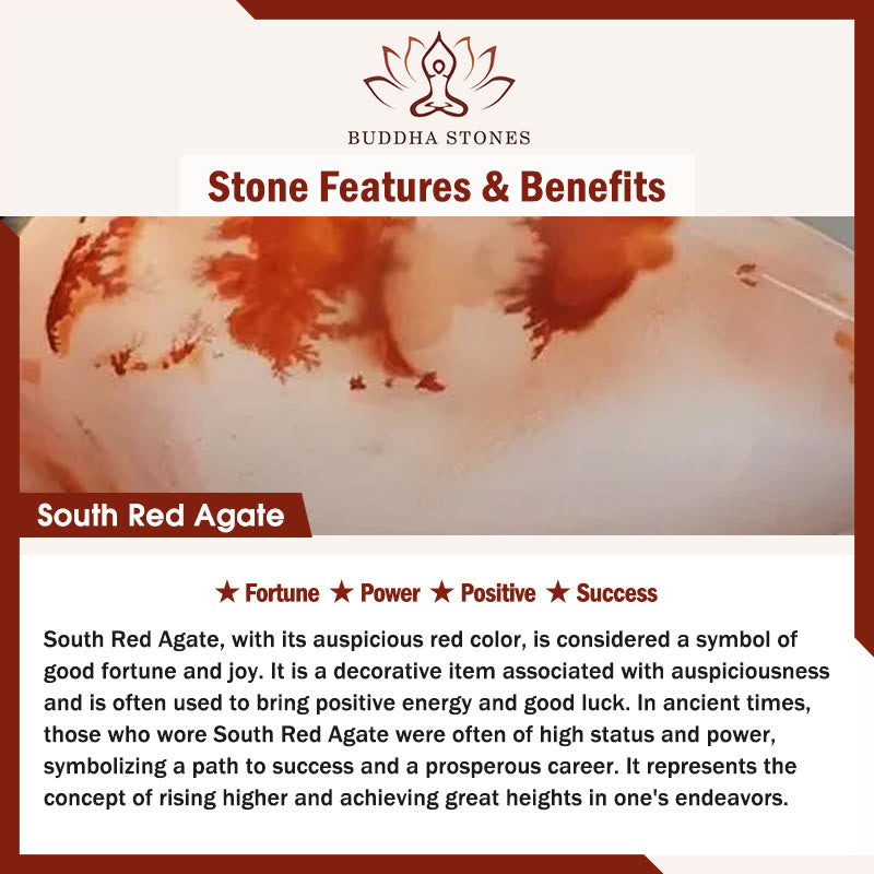 Buddha Stones Natural South Red Agate Pixiu Dzi Bead Fortune Luck Bracelet - image 6