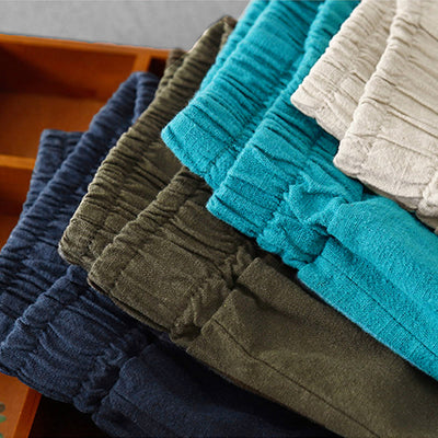 Pantalon harem décontracté pour femme Foviel avec poches