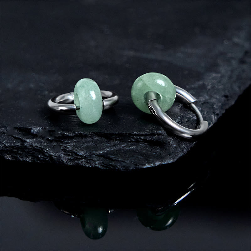 Boucles d'oreilles renforcées en acier titane Foviel
