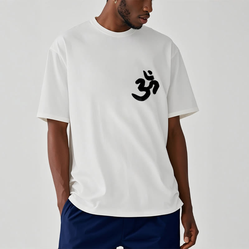 Buddha Stones Om Symbol Sanskrit Tee T-shirt - image 9