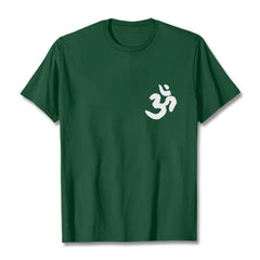 Buddha Stones Om Symbol Sanskrit Tee T-shirt - ForestGreen - 2XL - image 1