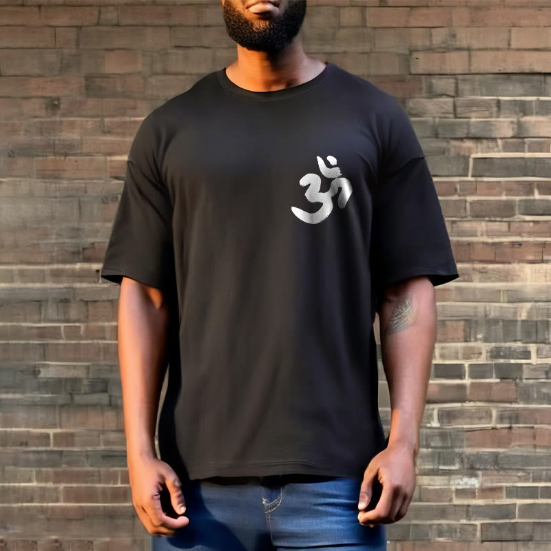 Buddha Stones Om Symbol Sanskrit Tee T-shirt - image 6