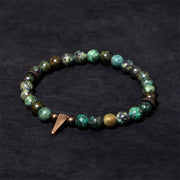 Foviel Vintage Distressed Design Turquoise Copper Balance Bracelet