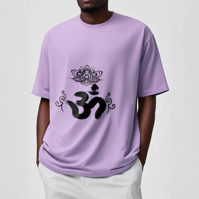Buddha Stones Om Symbol Sanskrit Floral Tee T-shirt - image 18