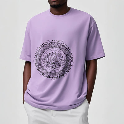 Buddha Stones Mandala Lotus Flower Pattern Tee T-shirt - image 18