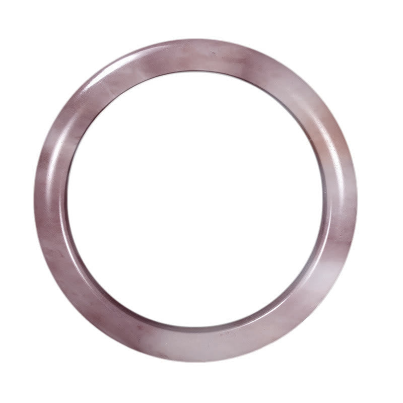 Foviel Purple Jade Happiness Protection Bracelet Bangle