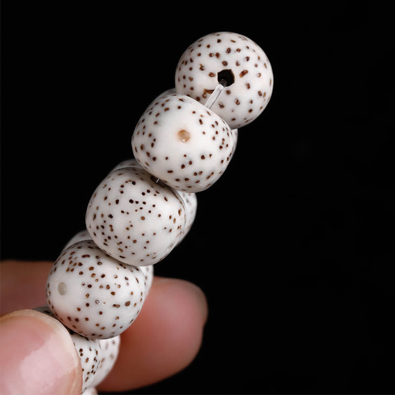 Buddha Stones Hand PolishedStar Moon Bodhi Seed Elephant Pattern Inner Peace Bracelet - image 7