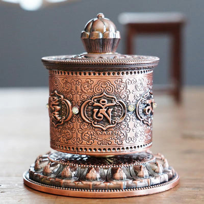 Buddha Stones Tibetan Blessing Prayer Wheel Car Decoration - image 17