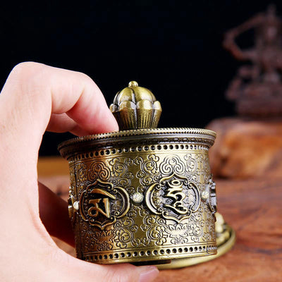 Buddha Stones Tibetan Blessing Prayer Wheel Car Decoration - image 6