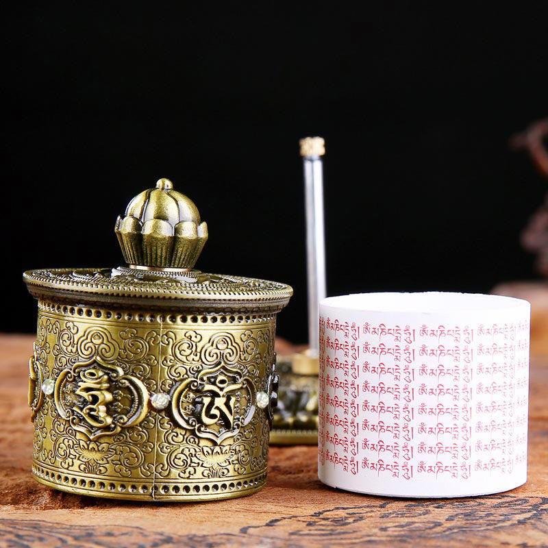 Buddha Stones Tibetan Blessing Prayer Wheel Car Decoration - image 7