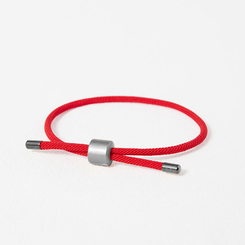 Buddha Stones Lucky Red String Bracelet - Red String(Silver)(Bracelet Size 15.5-22cm) - image 11