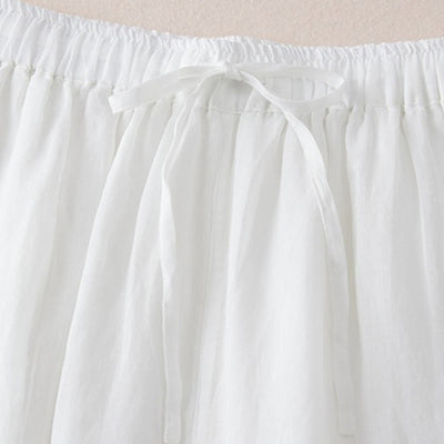 Buddha Stones Casual Lining Design Cotton Women's 7-8 Length Wide Leg Pants With Pockets - image 11