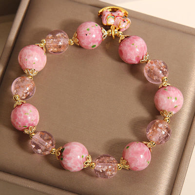 Buddha Stones Rocking Horse Liuli Bracelet - image 5