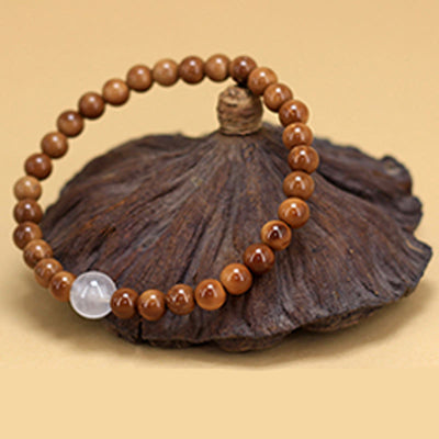 Buddha Stones Kuka Seed White Crystal Luck Bracelet - image 7