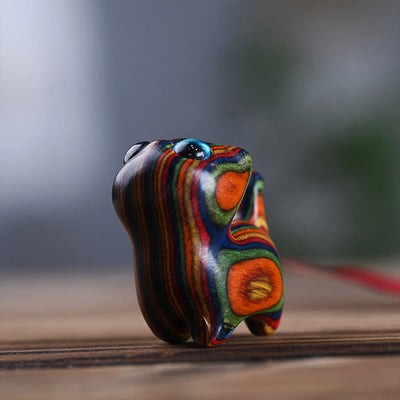 Buddha Stones Rainbow Eucalyptus Cute Cat Animals Calm Decoration - image 3