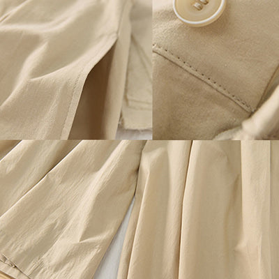 Buddha Stones Casual Plain Loose Cotton Women's Wide Leg Pants With Pockets - image 13