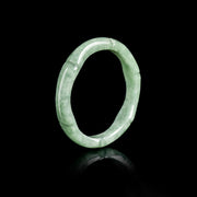 Foviel Natural Bamboo Design Jade Abundance Ring