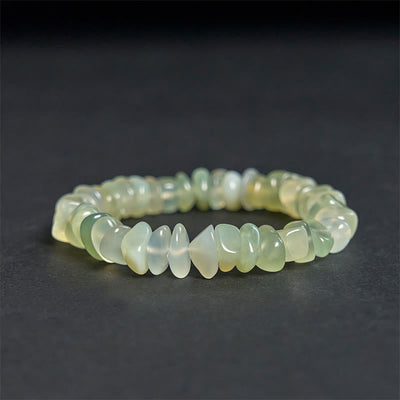 Bracelet de paix Foviel en blocs irréguliers de péridot naturel