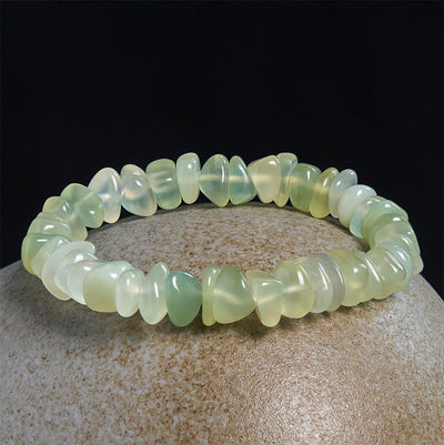 Bracelet de paix Foviel en blocs irréguliers de péridot naturel