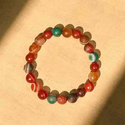 Buddha Stones Natural Alashan Agate Confidence Bracelet - image 2