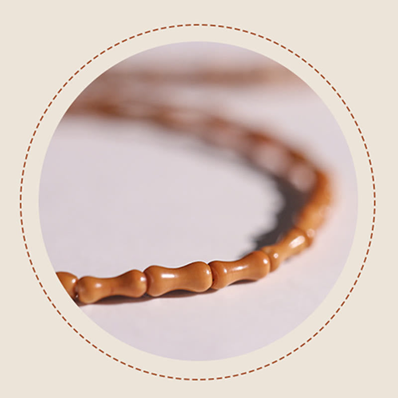 Buddha Stones Ultra-fine Olive Pit Peace Bracelet - image 8