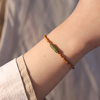 Buddha Stones Ultra-fine Olive Pit Peace Bracelet - image 15