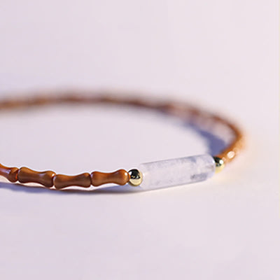 Buddha Stones Ultra-fine Olive Pit Peace Bracelet - image 21