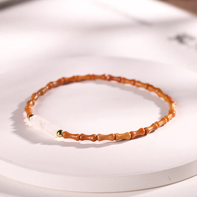 Buddha Stones Ultra-fine Olive Pit Peace Bracelet - image 20