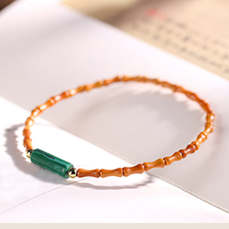 Buddha Stones Ultra-fine Olive Pit Peace Bracelet - image 10