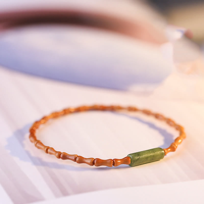 Buddha Stones Ultra-fine Olive Pit Peace Bracelet - image 14