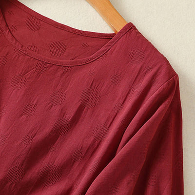 Buddha Stones 2pcs Plain Women's Short Sleeve Shirt Harem Pants Meditation Clothing Set - image 29