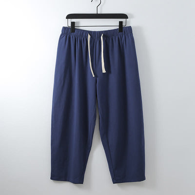 Buddha Stones 2Pcs Cotton Kimono Ankle-Length Pants Men's Meditation Cloth Set - image 15