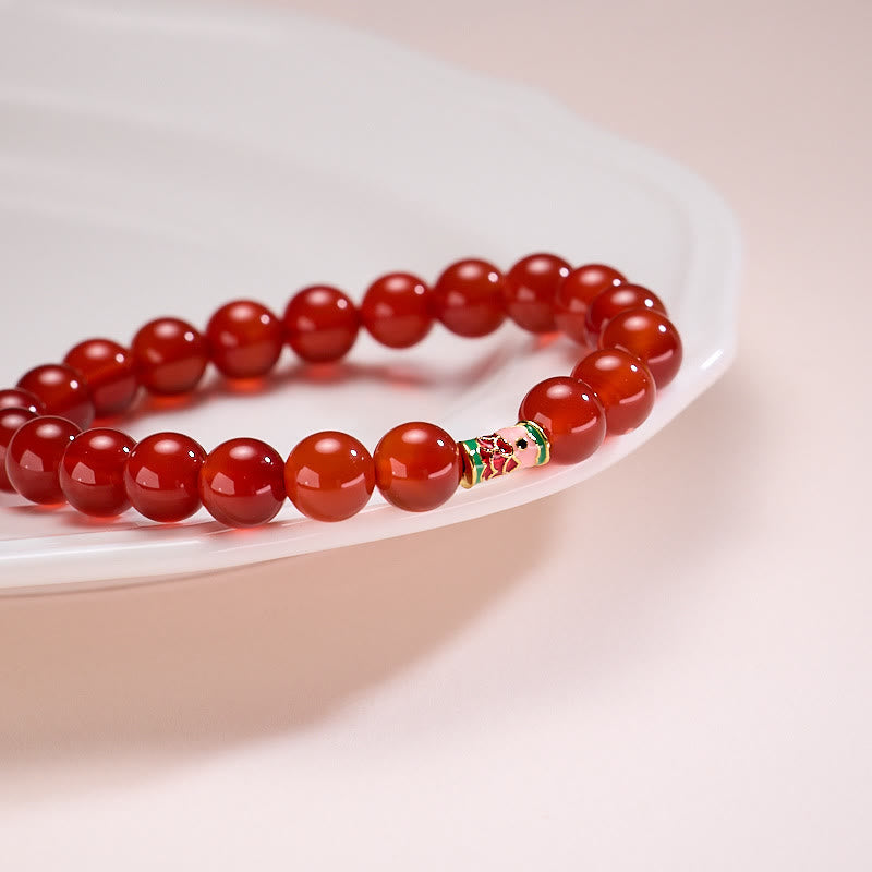 FREE Today: Confidence and Self-acceptance Natural Red Agate Lucky Koi Fish Bracelet - image 5