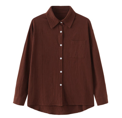 Buddha Stones 2Pcs Long Sleeve Shirt Top With Pockets Drawstring Pants Meditation Cotton Clothing Women's Set - image 38