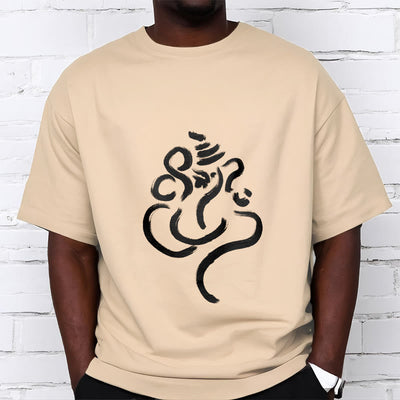 Buddha Stones Casual Ganesha Pattern Cotton Tee T-shirt - image 9