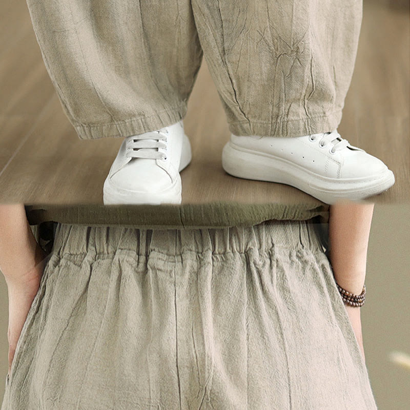 Buddha Stones Casual Plain Women's Harem Pants With Pockets - image 7