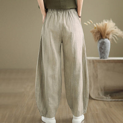 Buddha Stones Casual Plain Women's Harem Pants With Pockets - image 2
