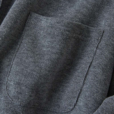 Buddha Stones Plain Buttons Women's Hooded Jacket With Pockets - image 4