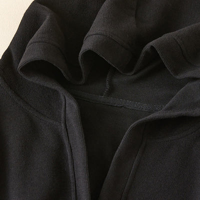 Buddha Stones Plain Buttons Women's Hooded Jacket With Pockets - image 27