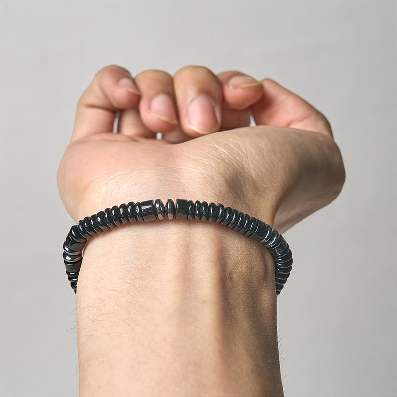 Buddha Stones Small Black Obsidian Green Aventurine Grey Jasper Tiger Eye Strength Rope Bracelet - image 3