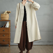 Foviel Casual Frog-button Women's Coat With Pockets