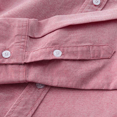 Buddha Stones Solid Color Long Sleeve Buttons Down Design Men Cotton Shirt Clothing - image 23