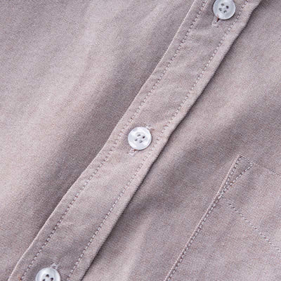 Buddha Stones Solid Color Long Sleeve Buttons Down Design Men Cotton Shirt Clothing - image 16