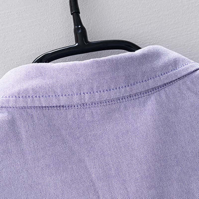 Buddha Stones Solid Color Long Sleeve Buttons Down Design Men Cotton Shirt Clothing - image 8