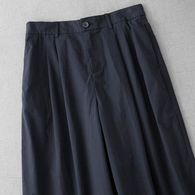 Buddha Stones Casual Plain Polyester Women's 7-8 Length Wide Leg Pants With Pockets - image 13