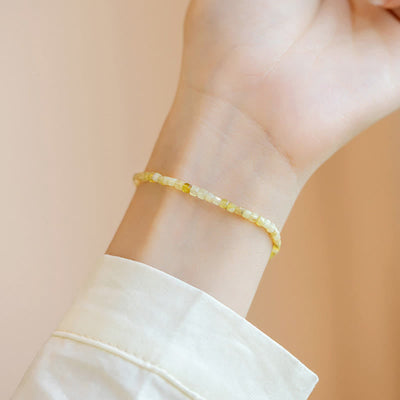 Buddha Stones 2mm Natural Opal Ultra-thin Beads Motivation Bracelet - image 7